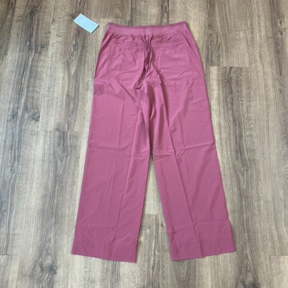 NEW Athleta Brooklyn Heights New Wide Leg Berry Pant Sz 8 - Picture 11 of 12